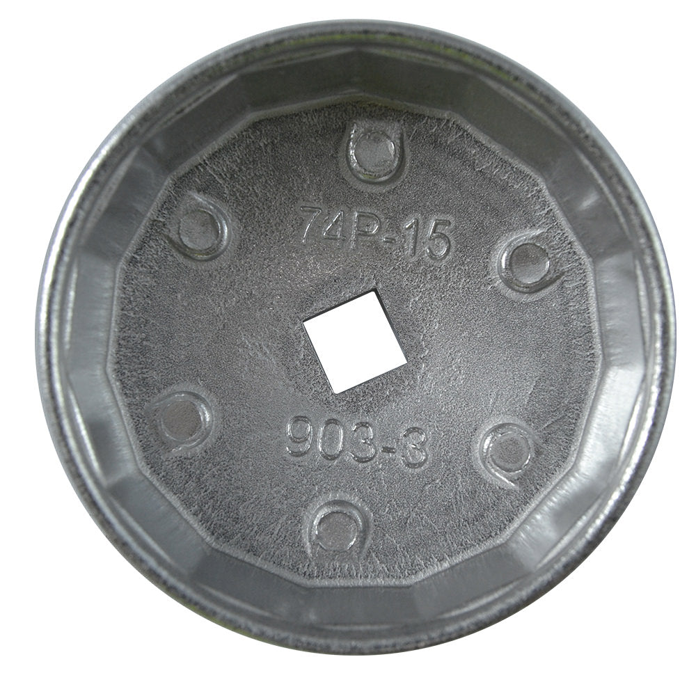 CHIAVE PER FILTRO DELL OLIO 74X15MM | 11379