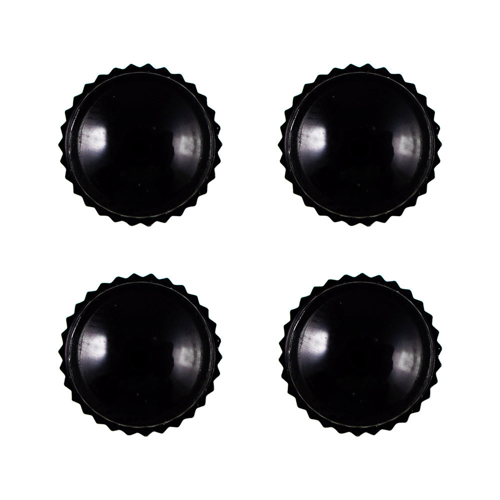 SET DI 4 TAPPI DI PL?STICO NERO P/VALVOLA PNEUM. | 11902