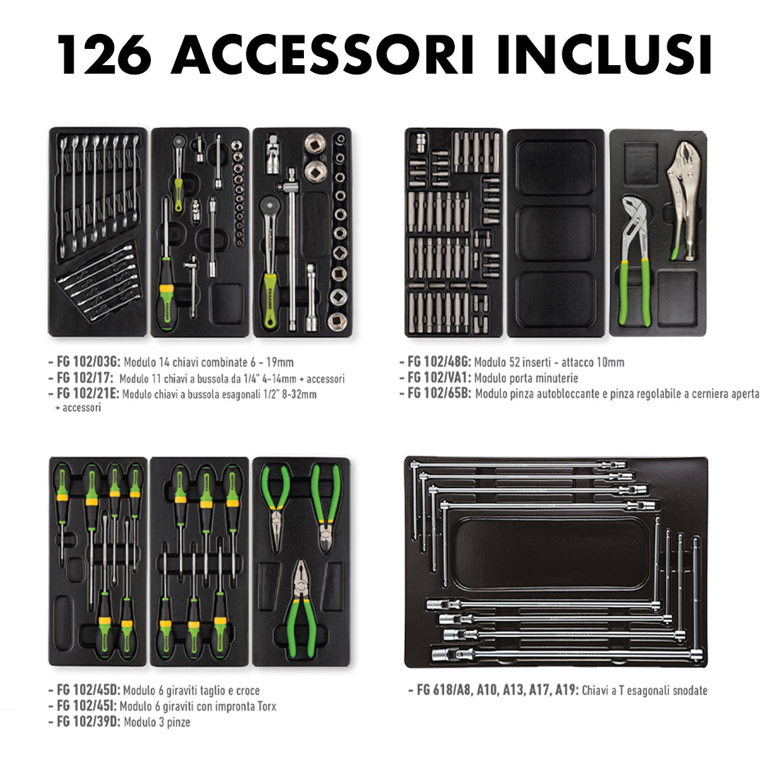 Carrello Fasano Completo | 126 pezzi | FGBEST126