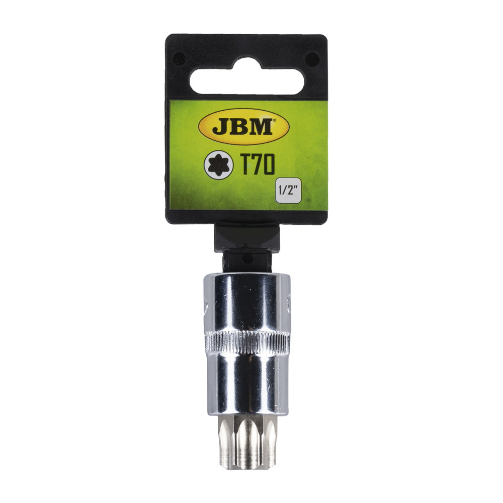 BUSSOLA TORX T70 1/2" CROMATA | 13276