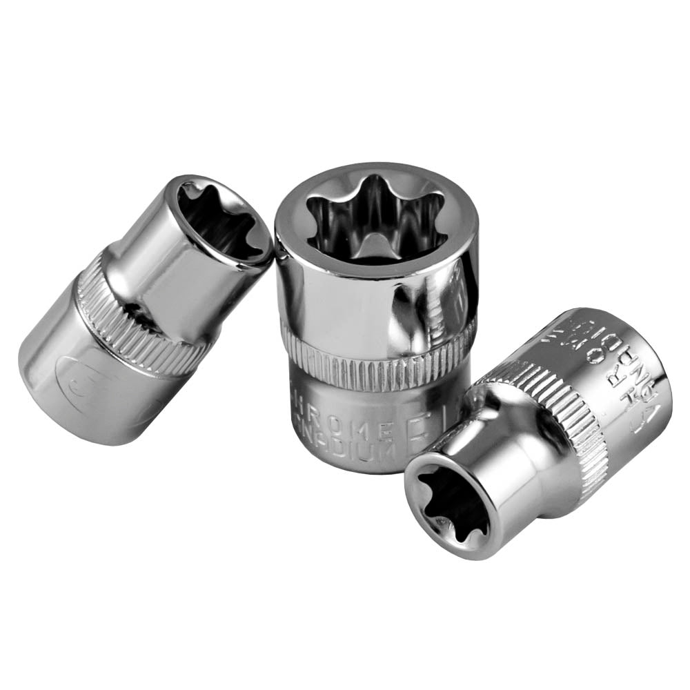 3/8" TORX BUSSOLE DI E12, CROMATA | 13332