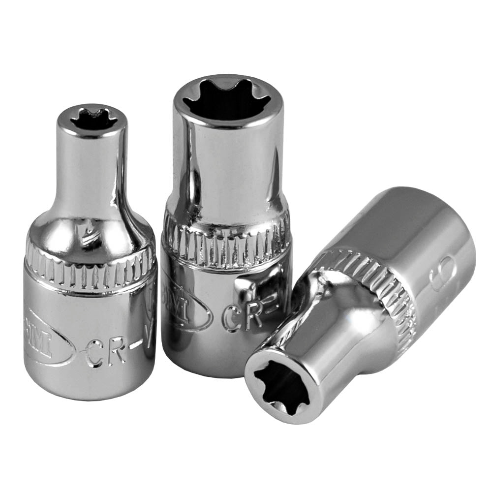 1/4" BUSSOLE TORX E7, CROMATO | 13366