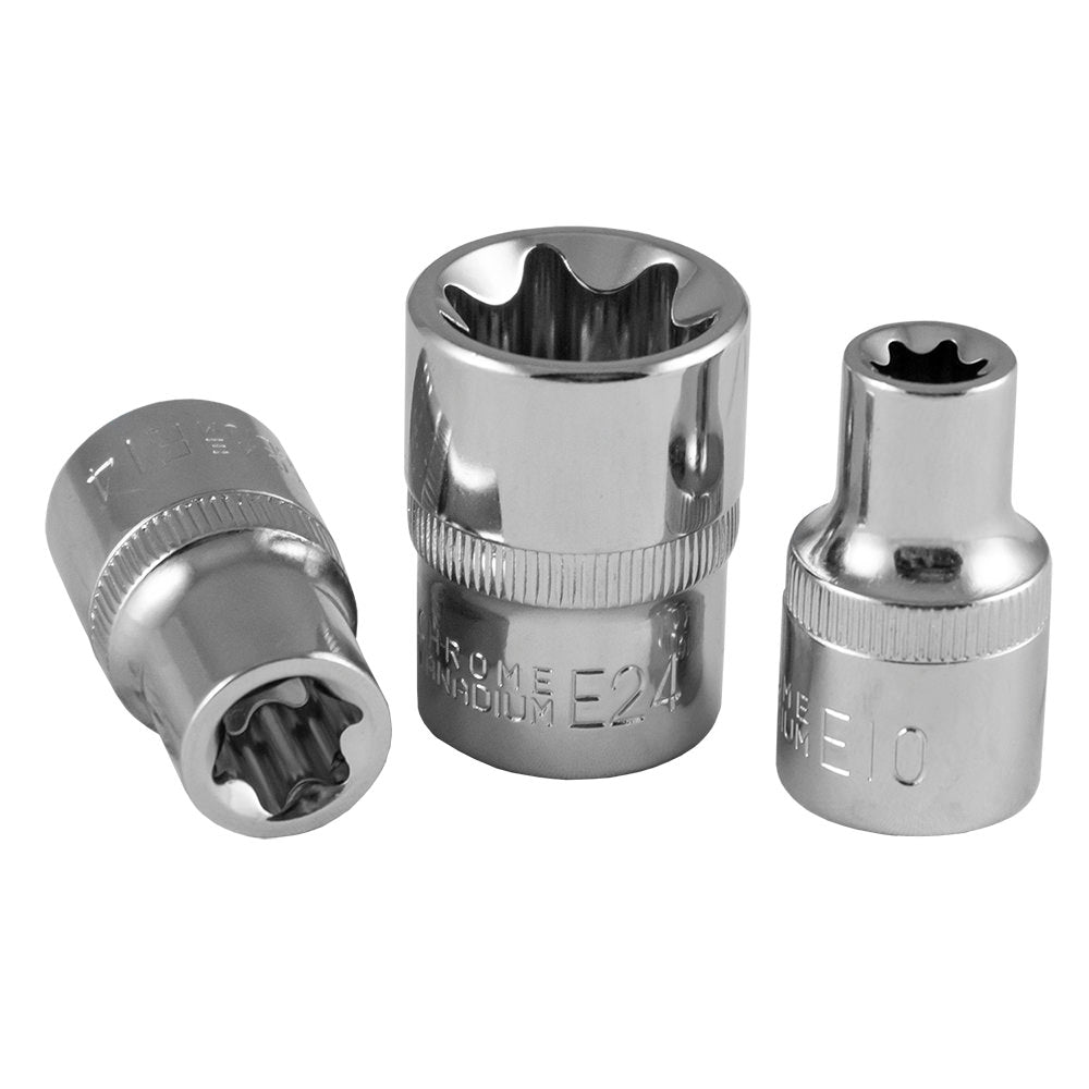 13274 1/2" BUSSOLE TORX MINI E22 CROMATA