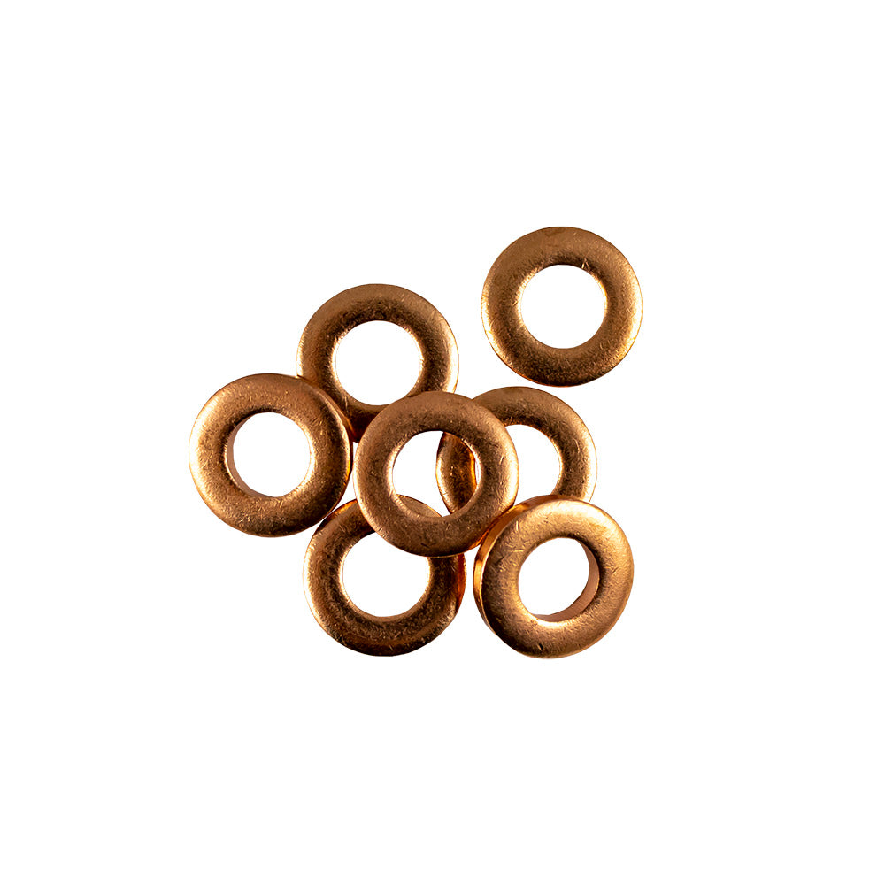 RONDELLE IN RAME PER INIETTORE, 50 PZ.(14,6 X 7,5 X 3,0MM) | 13821