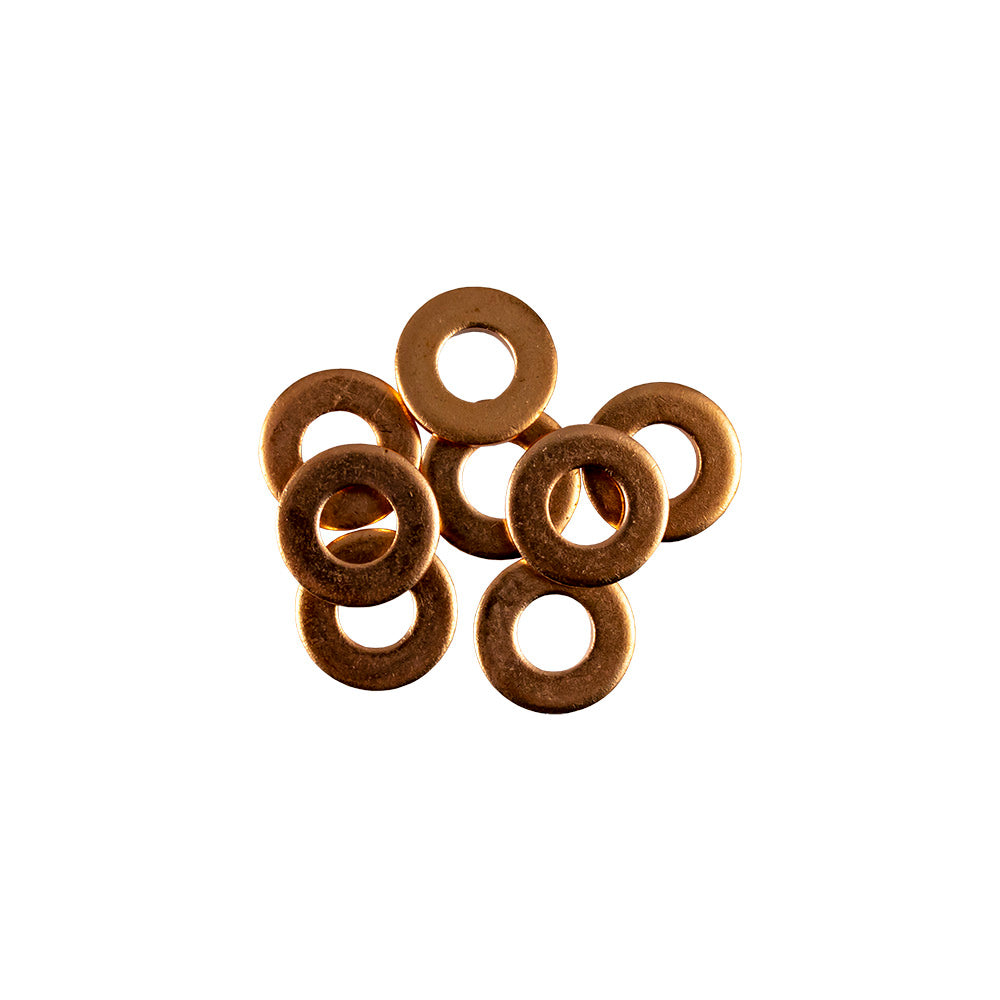 RONDELLE IN RAME PER INIETTORE, 50 PZ.(15,0 X 7,0 X 2,0MM) | 13822