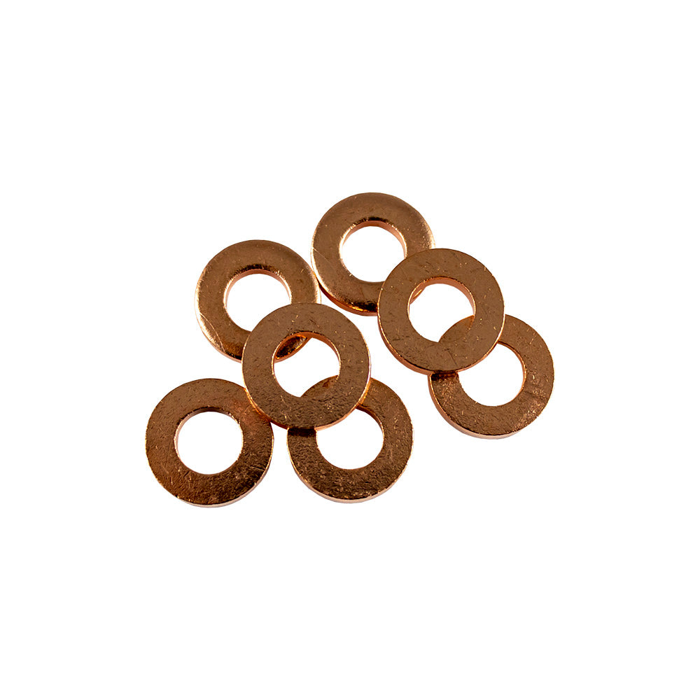 RONDELLE IN RAME PER INIETTORE, 50 PZ.(15,0 X 7,5 X 3,0MM) | 13827