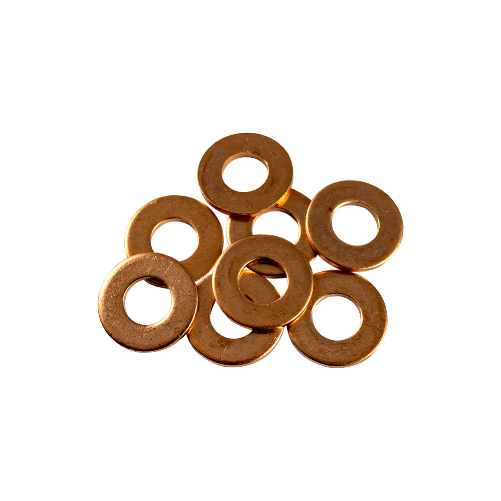 RONDELLE IN RAME PER INIETTORE, 50 PZ.(16,0 X 7,5 X 1,5MM) | 13829