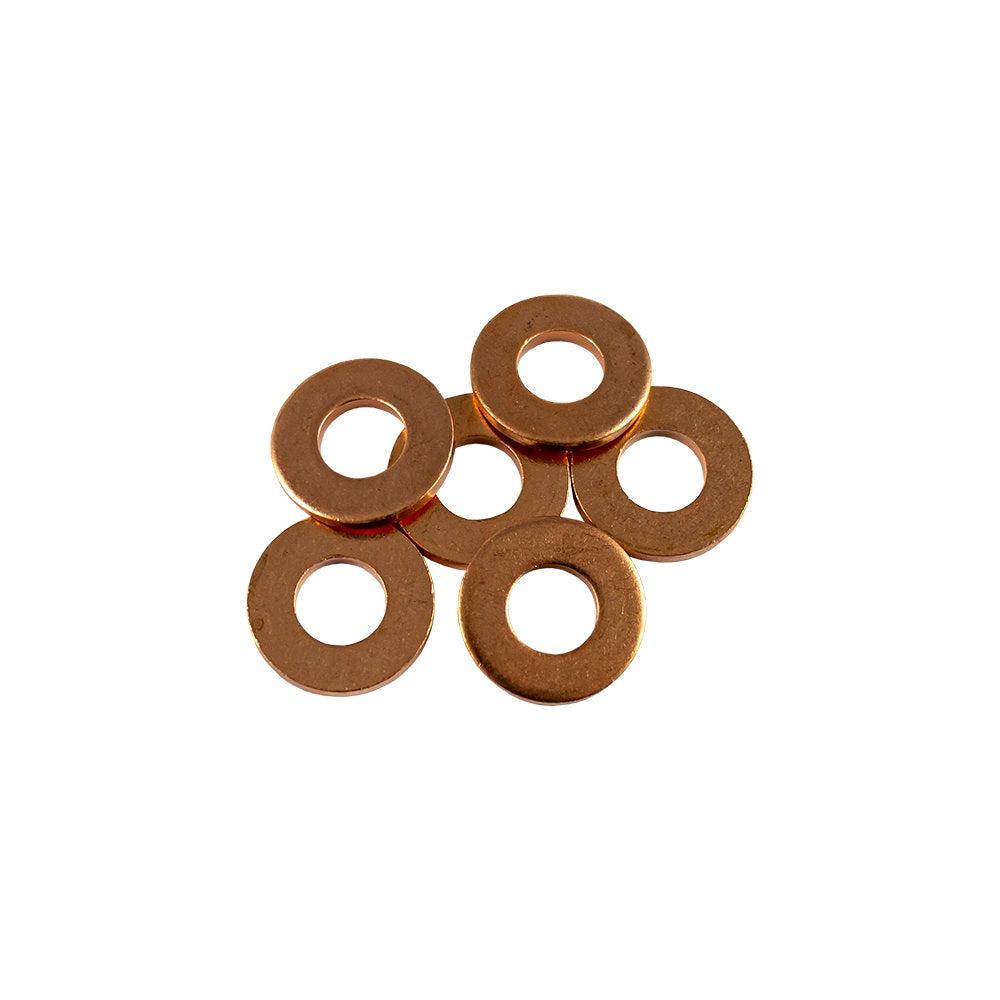 RONDELLE IN RAME PER INIETTORE, 50 PZ.(16,0 X 7,5 X 1,7MM) | 13830