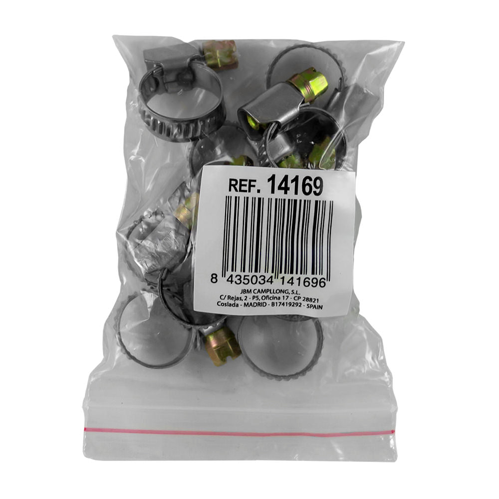 KIT DI 10 COLLARI DI SERRAGGIO DA 8-16 MM | 14169