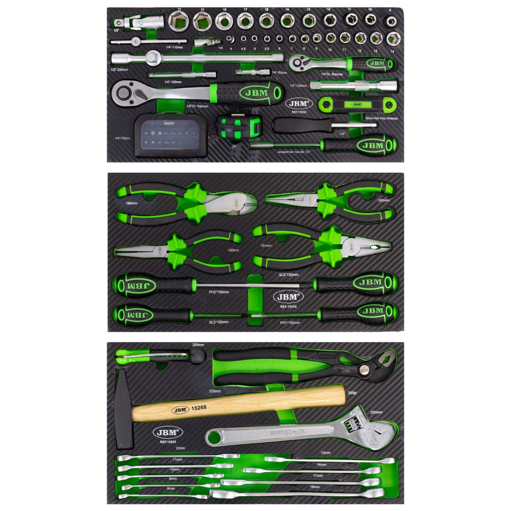 SET DI 3 MODULI IN CARBONIO EVA PER STRUMENTI - PER 53672 | 14327