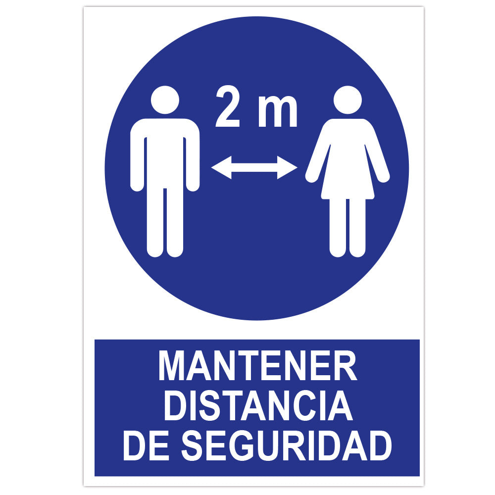 POSTER FORMATO A3 "MANTENERE LA DISTANZA DI SICUREZZA" | 14810