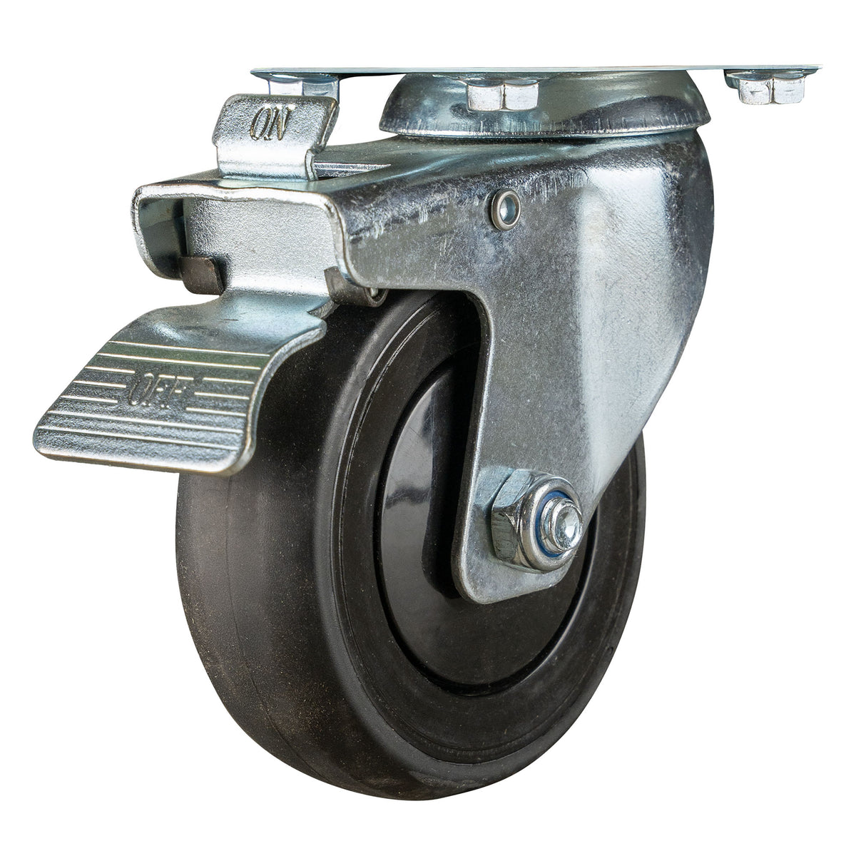 ROTELLE GIREVOLI CON FRENO PER MOBILE A 6 CASSETTI (RIF. 54327) | 16804