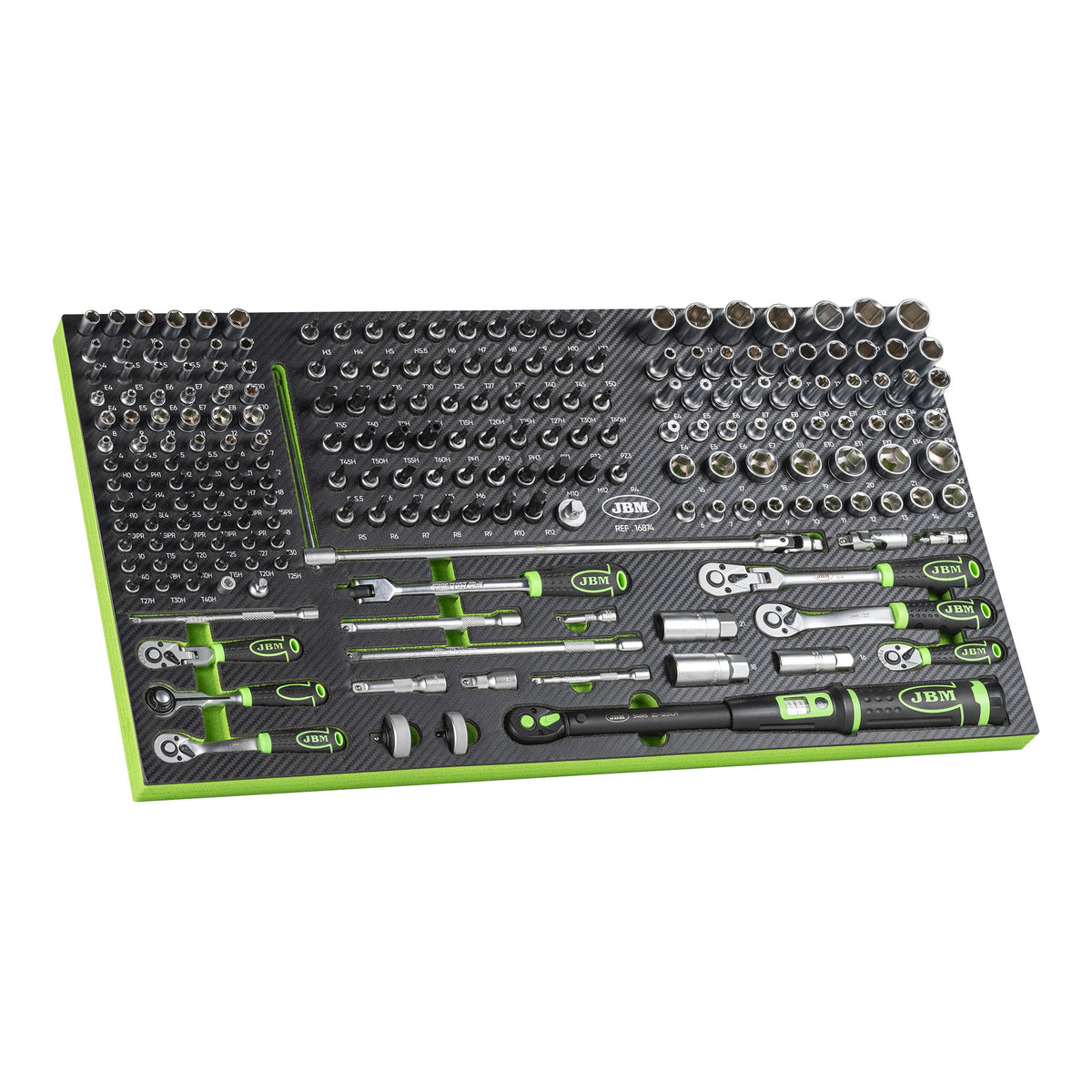 SET EVA DI CHIAVI A BUSSOLA DA 1/4" E 3/8" | 16874