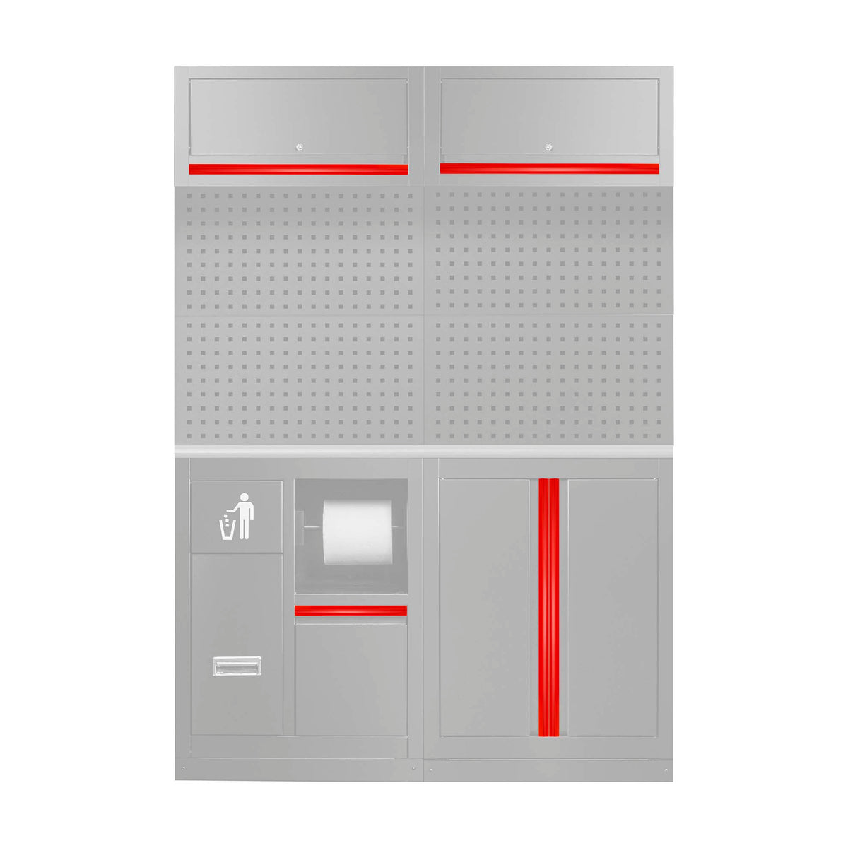 SET DI MANIGLIE PER SERIE 527 - ROSSO | 17855