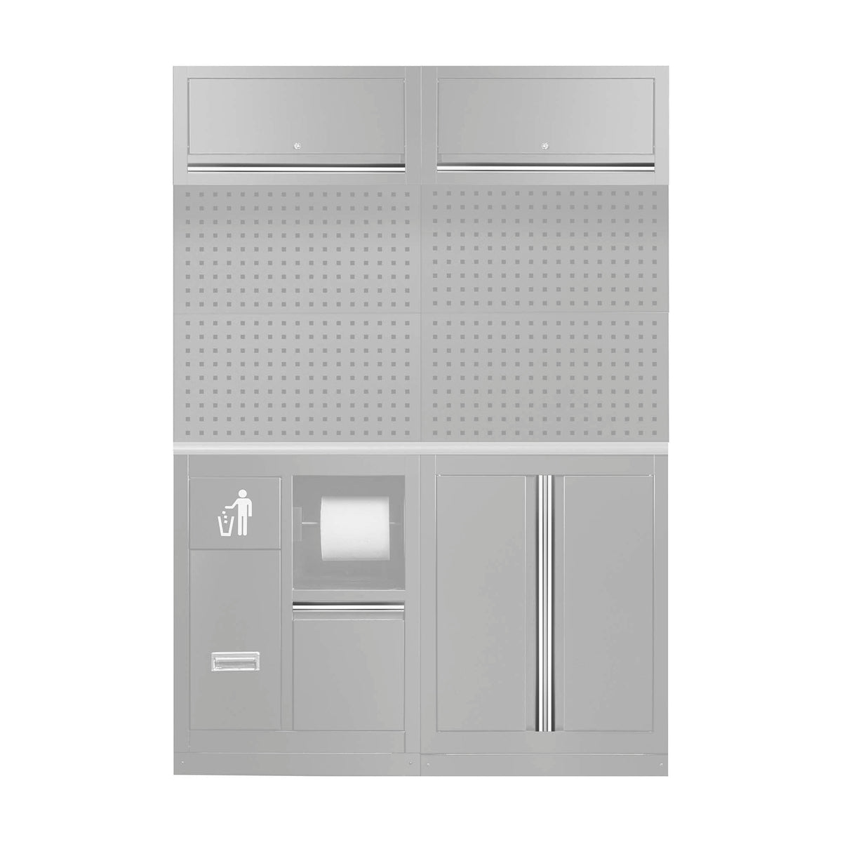 SET DI MANIGLIE PER SERIE 527 - ARGENTO | 17957