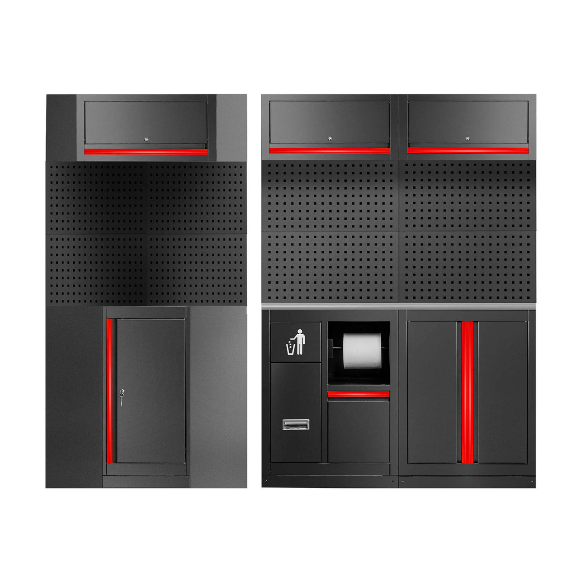 SET DI MANIGLIE PER SERIE 518 - ROSSO | 18011
