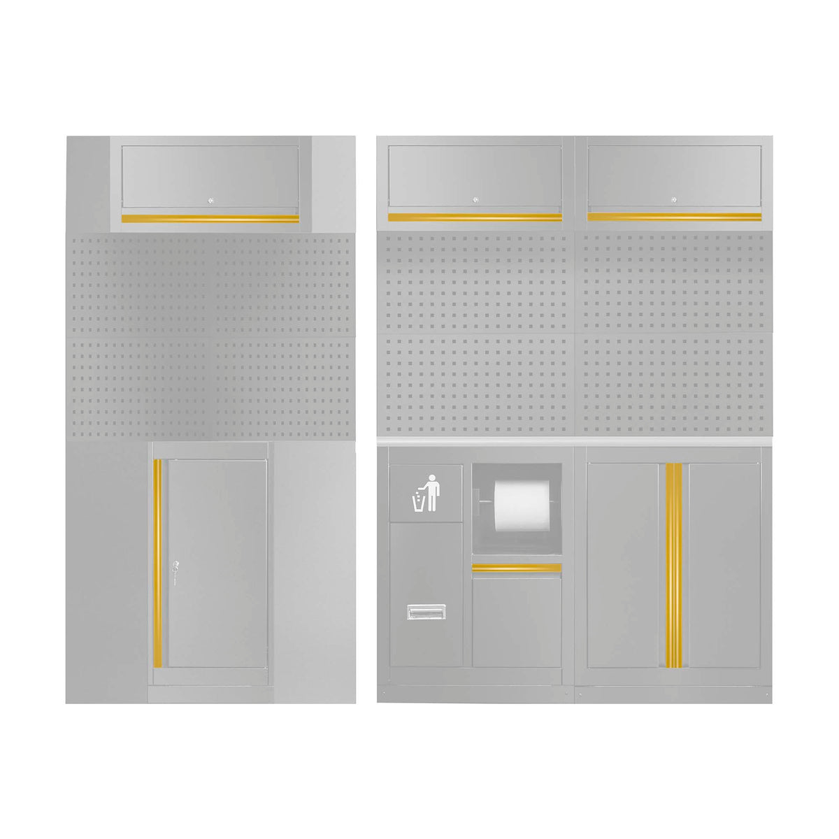 SET DI MANIGLIE PER SERIE 518 - DORATO | 18015