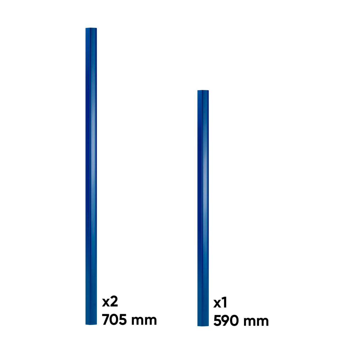 SET DI MANIGLIE PER SERIE525 - BLU | 18022