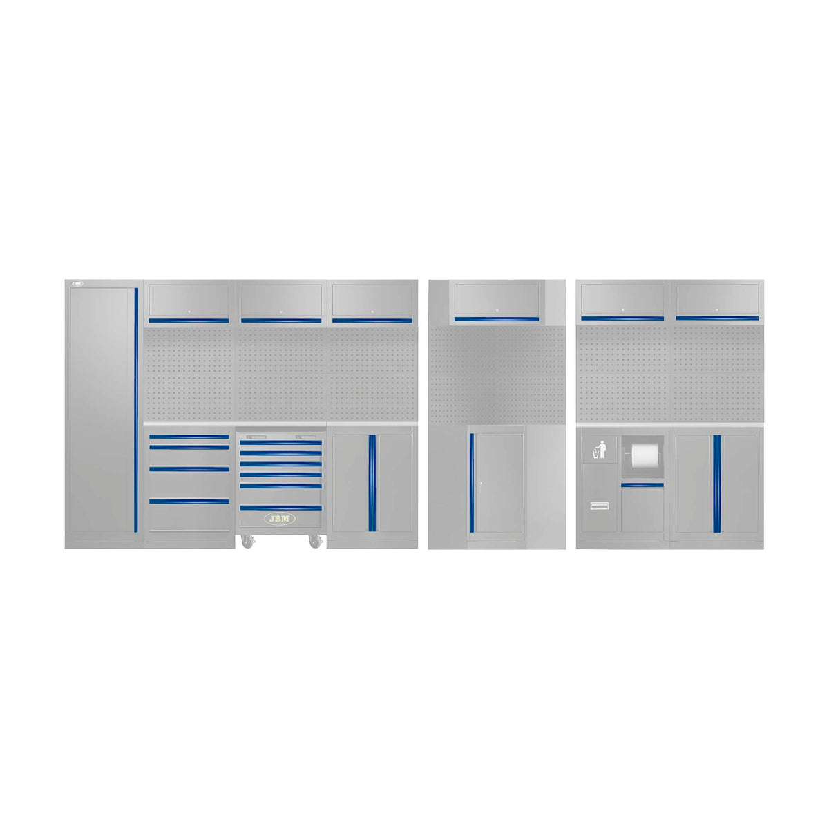 SET DI MANIGLIE PER SERIE565 - BLU | 18038