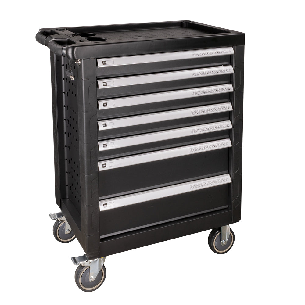 43904 CARRELLO A 7 CASSETTI + 51838 ASPIRATORE DA 80 LITRI (SECCO + UMIDO) | SERIE483