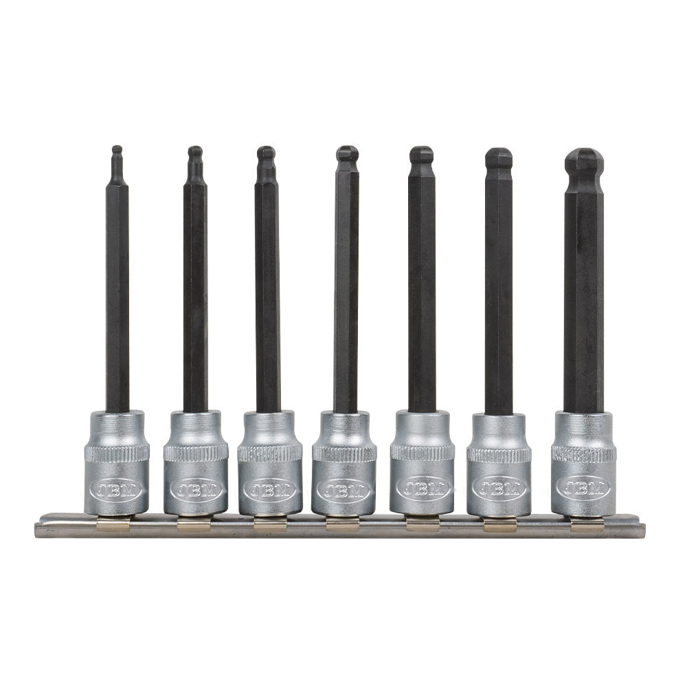 SET DI 7 INSERTI ALLEN A SFERA CON BUSSOLE 3/8 | 50982