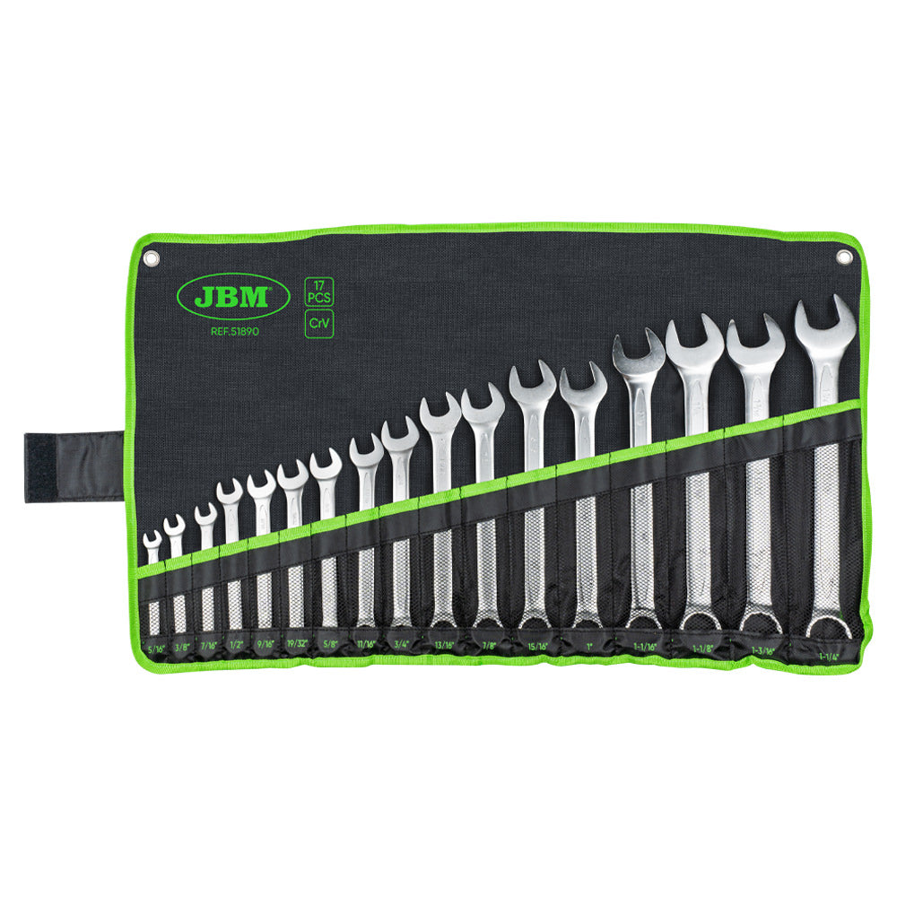 SET DI 17 CHIAVI COMBINATE (POLLICI) | 51890