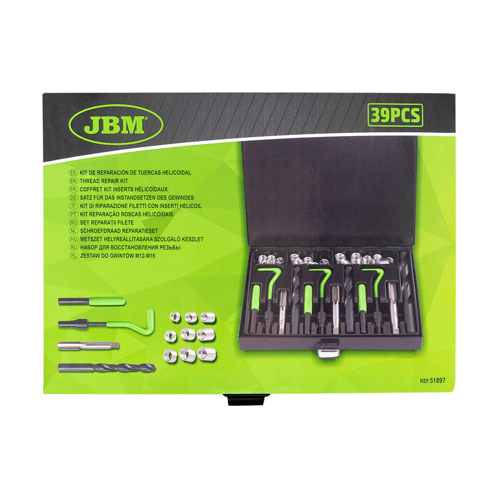 51897 SET DI RIPARAZIONE FILETTI CON INSERTI HELICOIL