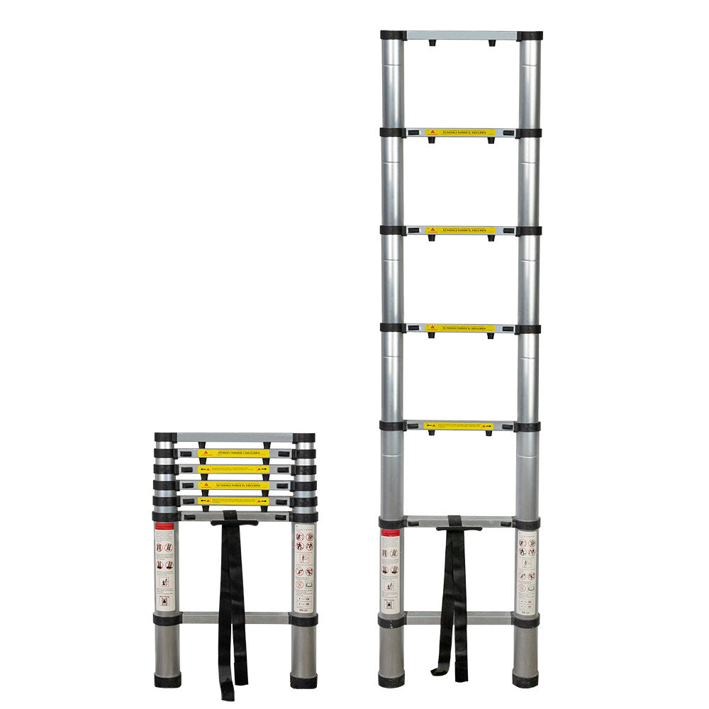 SCALA TELESCOPICA 6 GRADINI - 2M | 51982