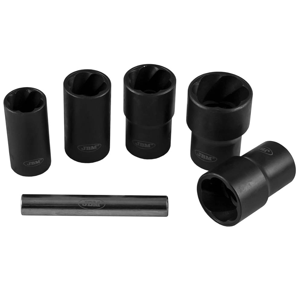 52153 KIT DI BUSSOLE TWIST 1/2” PER L’ESTRAZIONE DI DADI / BULLONI DI SICUREZZA