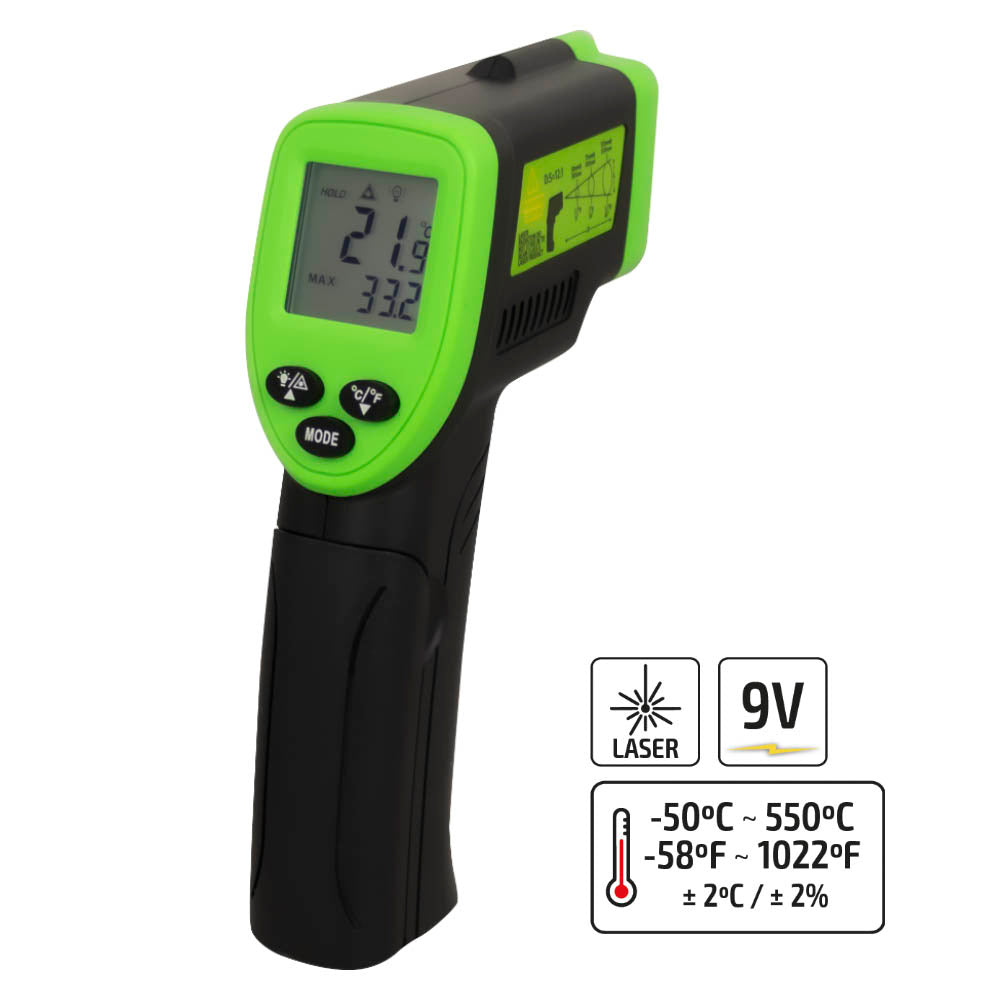 TERMOMETRO LASER -50?C A 550?C | 52162