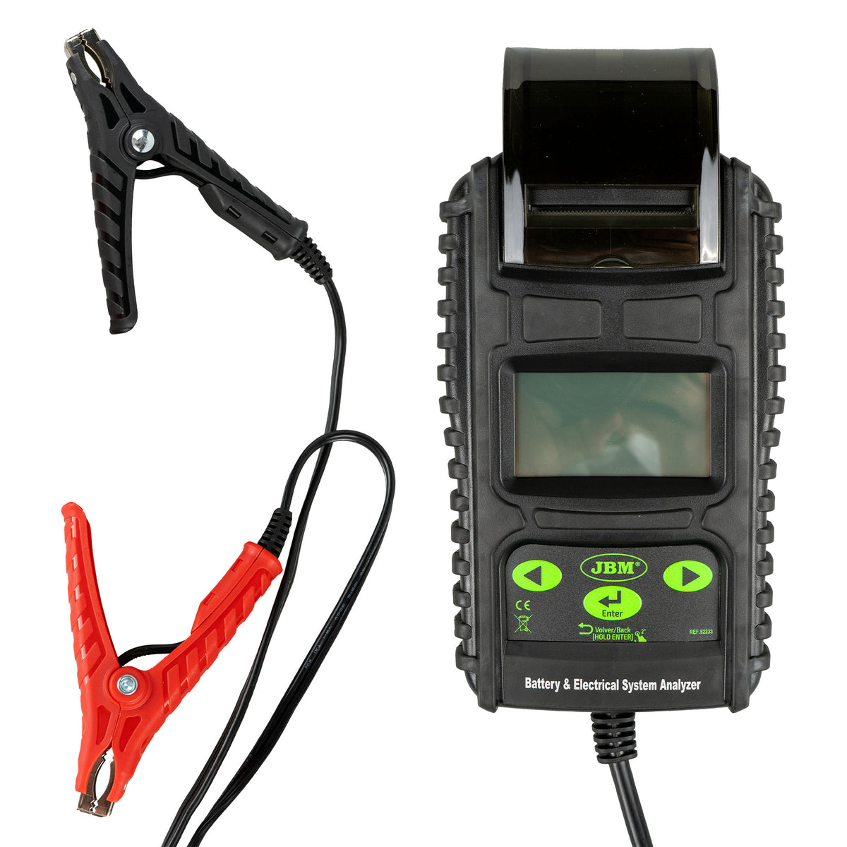 TESTER DIGITALE PER BATTERIE E ALTERNATORI CON STAMPANTE | 52233