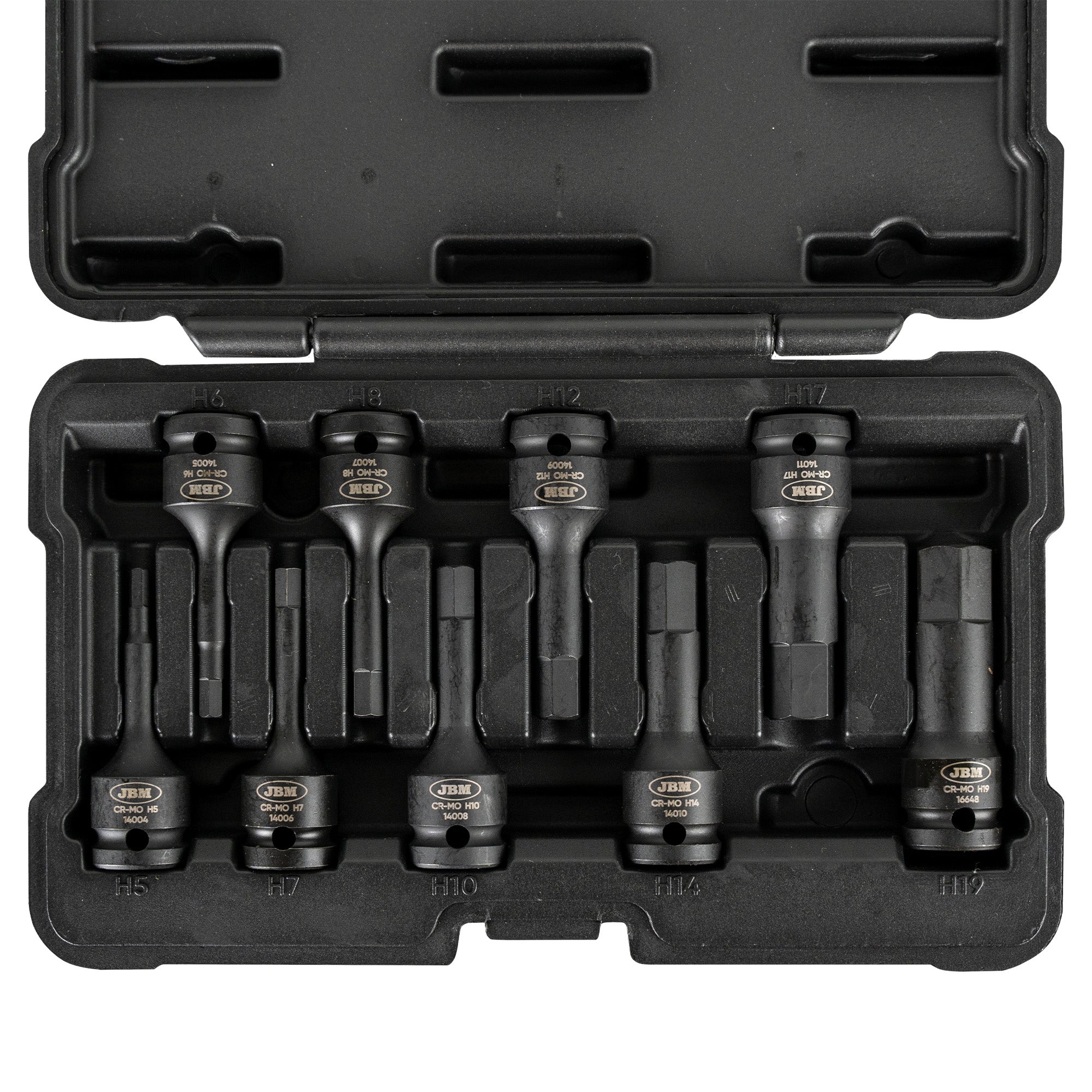 52339 SET DI 8 PUNTE LUNGHE PNEUMATICHE ESAGONALI DA 1/2”