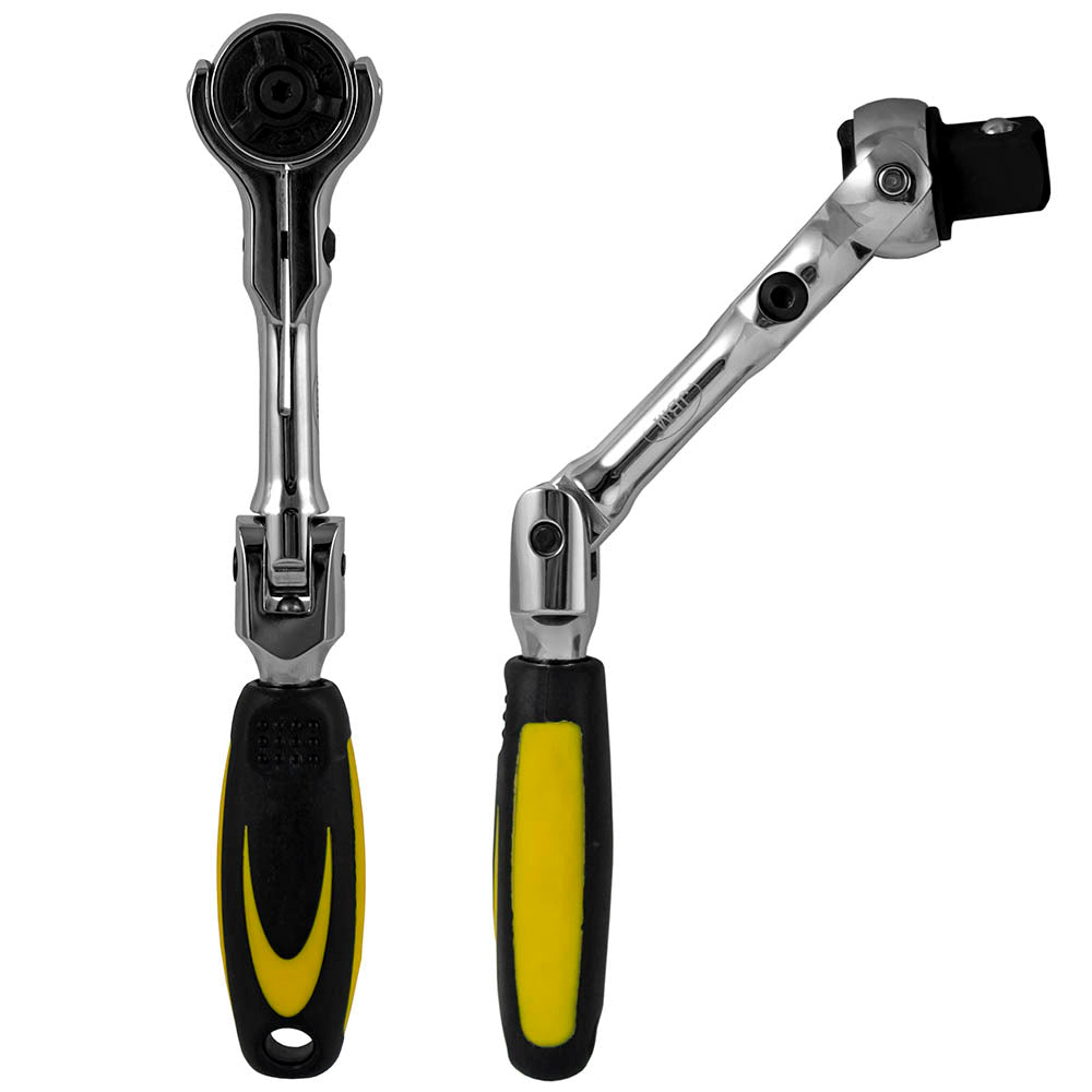 CRICCHETTO ARTICOLATO 1/2" CON TESTA A 72 DENTI 172MM | 52588