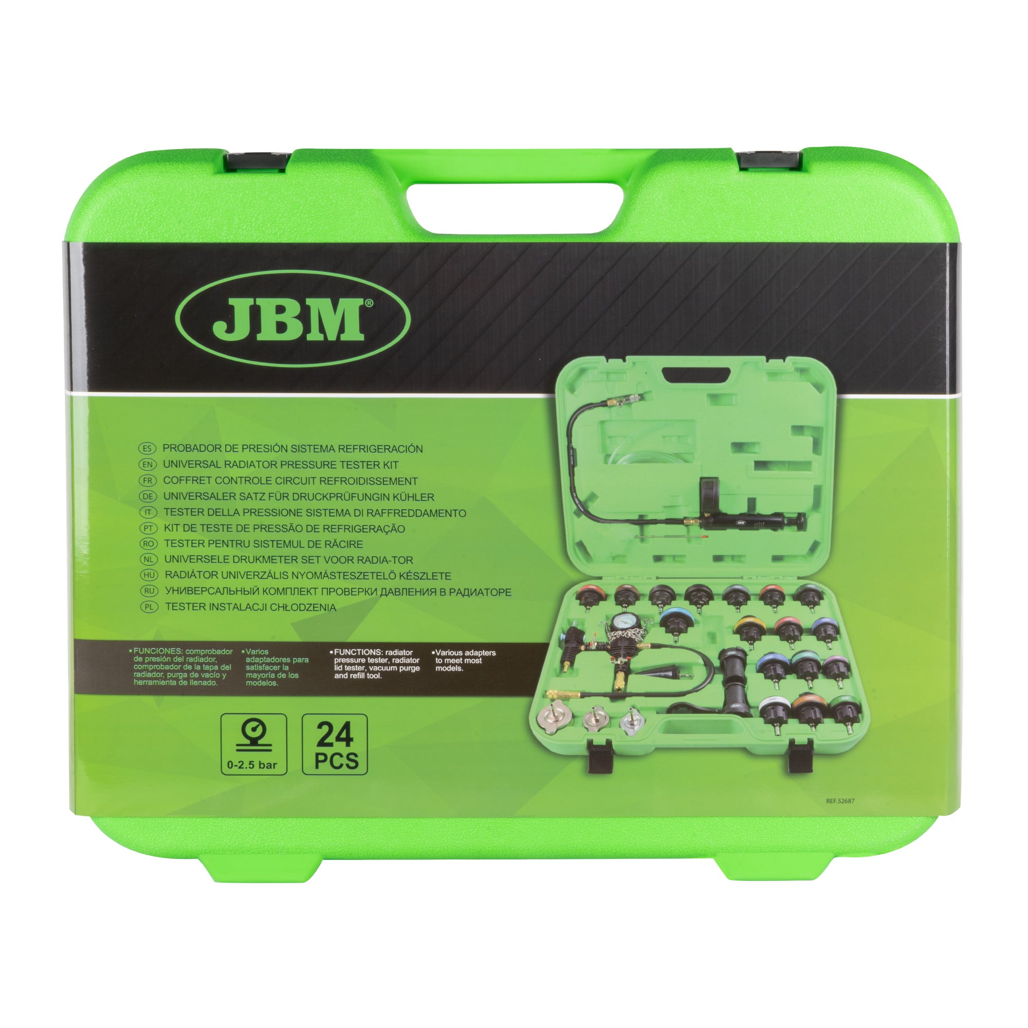 52687 RILEVATORE DI PERDITE DI PRESSIONE PER SISTEMA DI RAFFREDDAMENTO