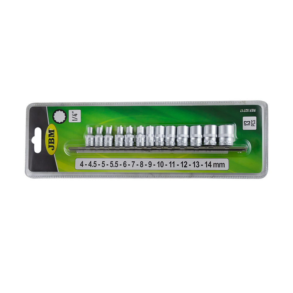 SET DI 13 BUSSOLE A 12 CANTI 1/4" | 52717