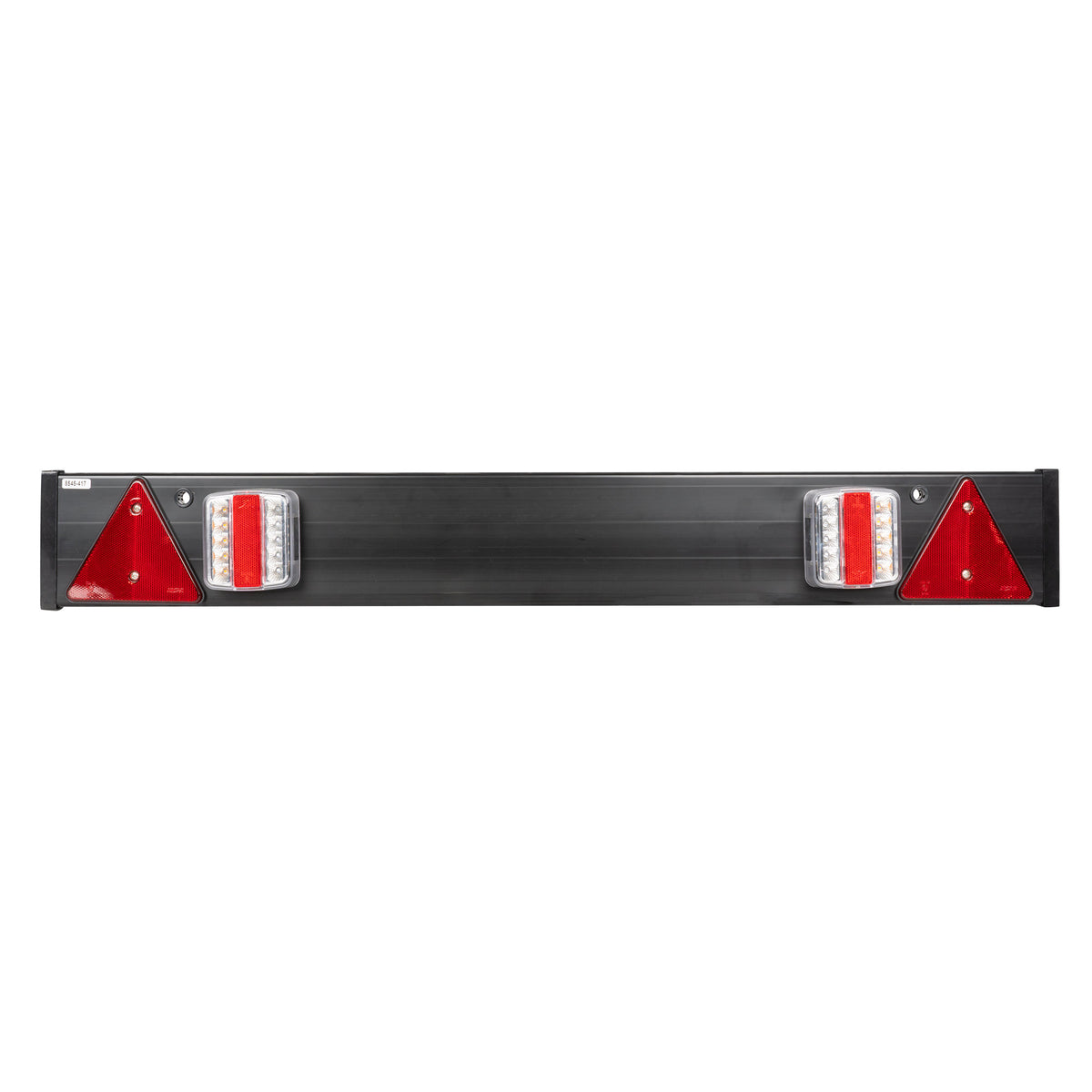 BARRA PER RIMORCHIO DI 1100 MM X 140 MM, 2 LUCI LED E 2 CATARIFRANGENTI TRIANGOLARI | 52838