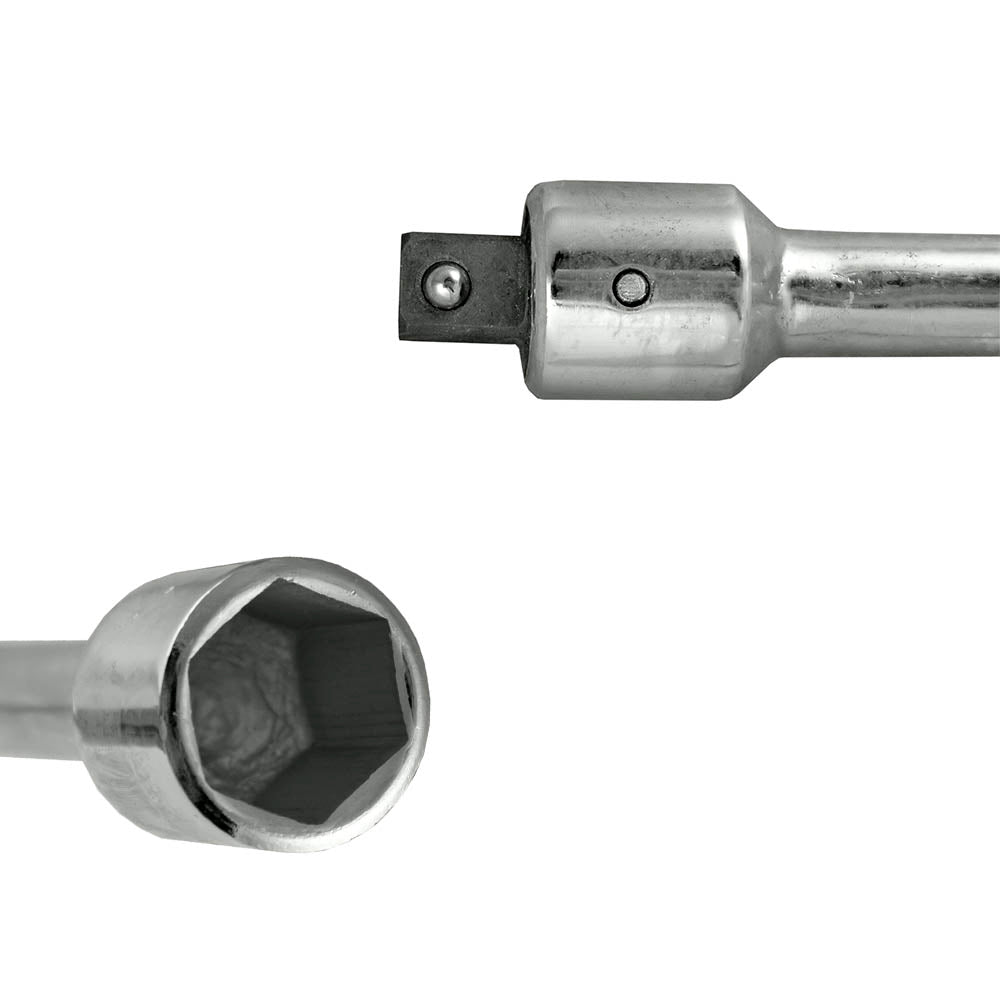 CHIAVE A CROCE PER DADI RUOTA CON ADATTATORE RIMOVIBILE 1/2" | 52881