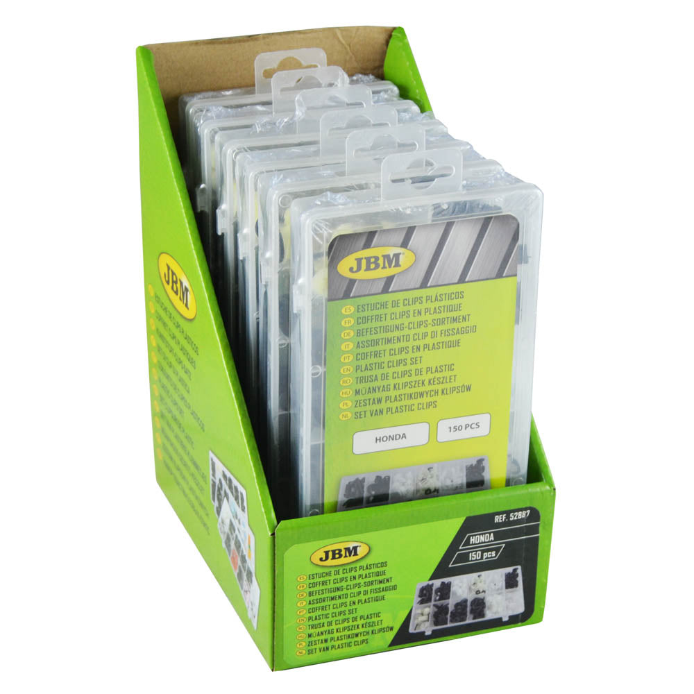 ASSORTIMENTO CLIP DI FISSAGGIO PER HONDA 150 PEZZI | 52887