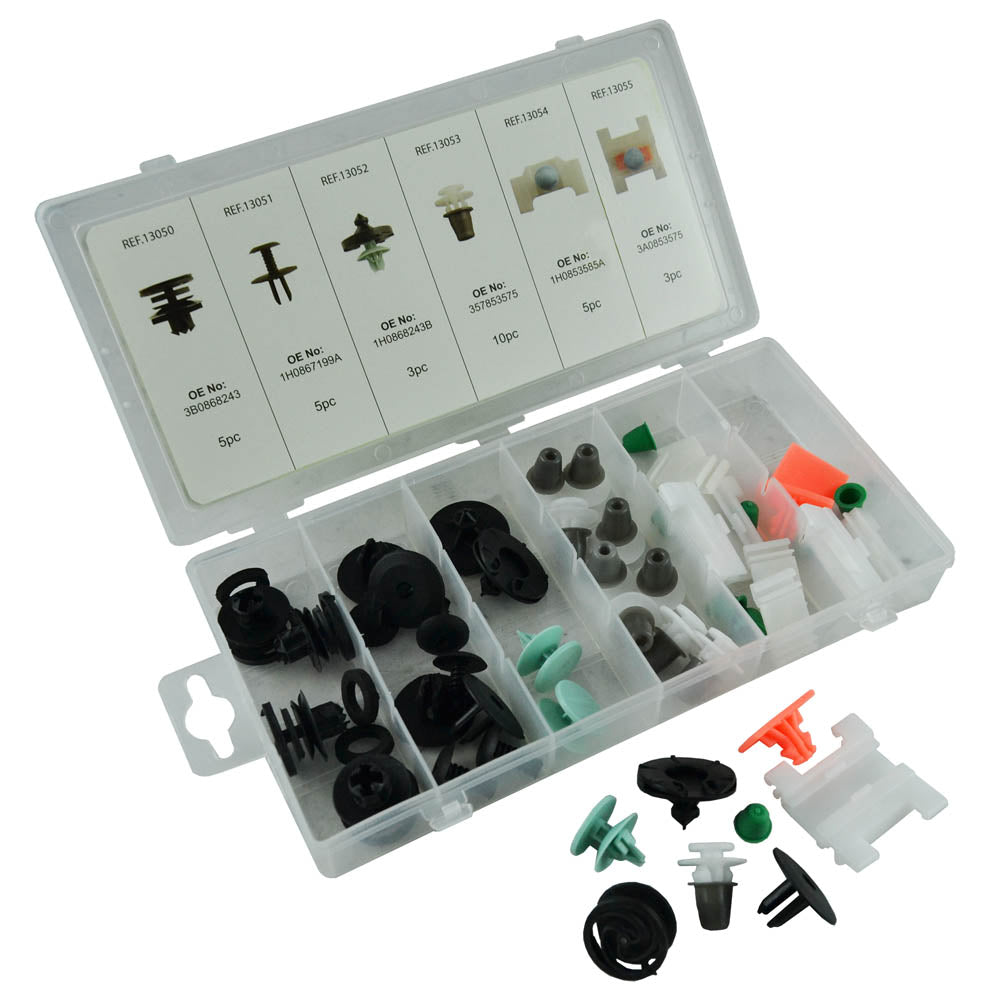 ASSORTIMENTO CLIP DI FISSAGGIO PER AUDI 31 PEZZI | 52890