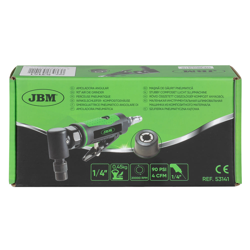 SMERIGLIATRICE PNEUMATICA ANGOLARE DI 1/4"-53141