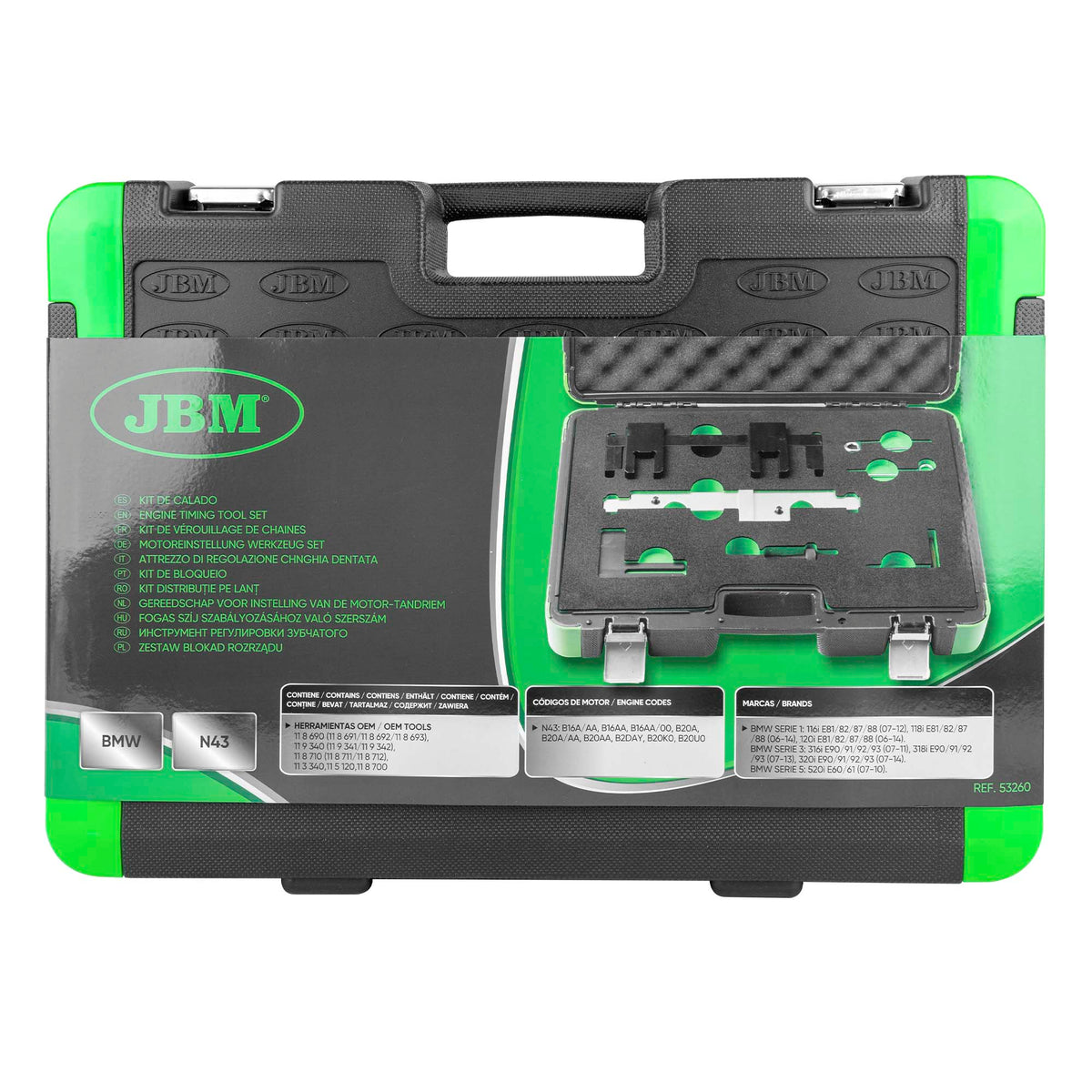 KIT FASATURA BMW N43 1.6, 2.0 CATENA | 53260