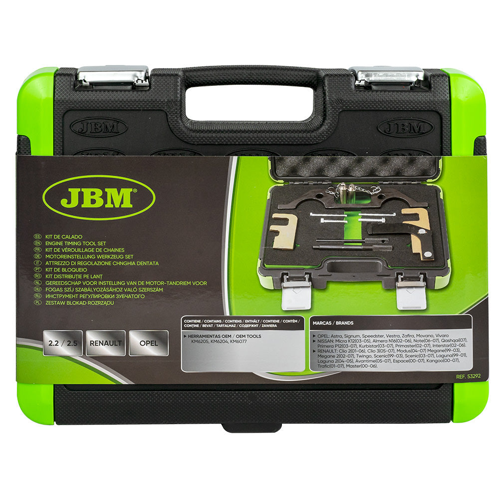 53292 KIT DI ATTREZZI DI REGOLAZIONE CINGHIA DENTATA PER RENAULT/OPEL 2.2, 2.5 TDI DCI