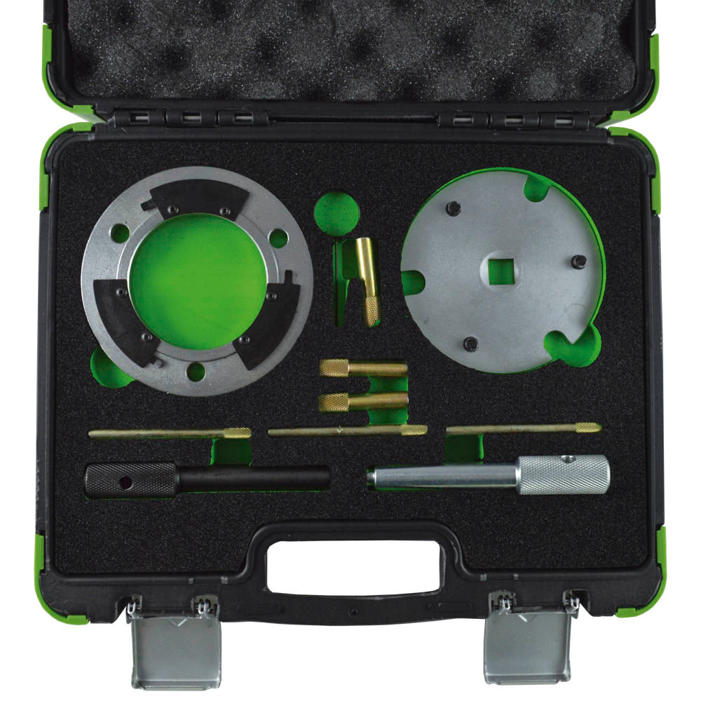 53296-KIT DI ATTREZZI PER MONTAGGIO E REGOLAZIONE POMPA CARBURANTE PER FORD/JAGUAR DURATORQ