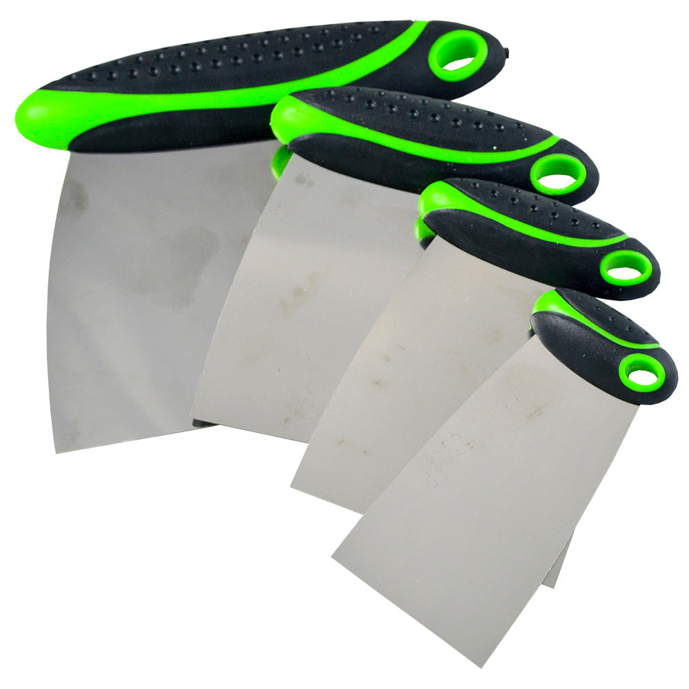 KIT DI 4 SPATOLE DI ACCIAIO | 53339