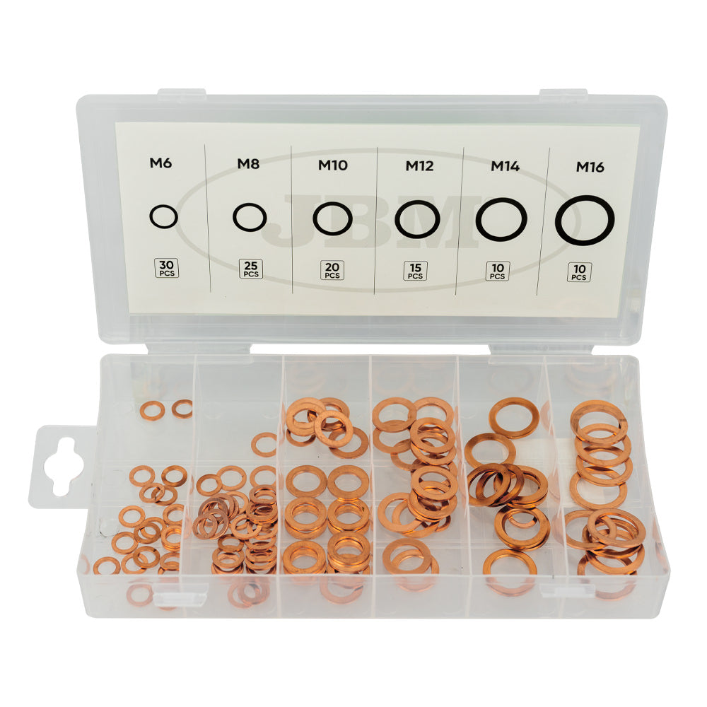 ASSORTIMENTO DI RONDELLE IN RAME | 53353
