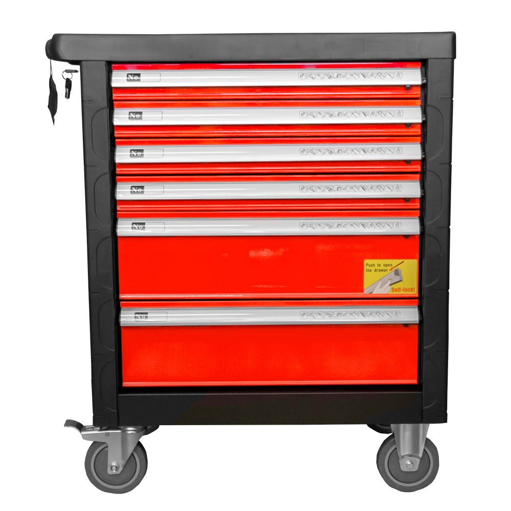 CARRELLO A 6 CASSETTI - ROSSO | 53448