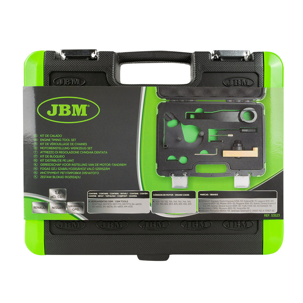 53523-KIT DI BLOCCAGGIO PER MOTORI DIESEL RENAULT/NISSAN/OPEL 1.6, 2.0, 2.3 DCI