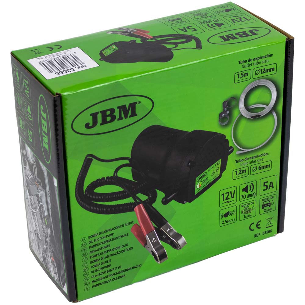 53566-POMPA DI ASPIRAZIONE OLIO - 12V