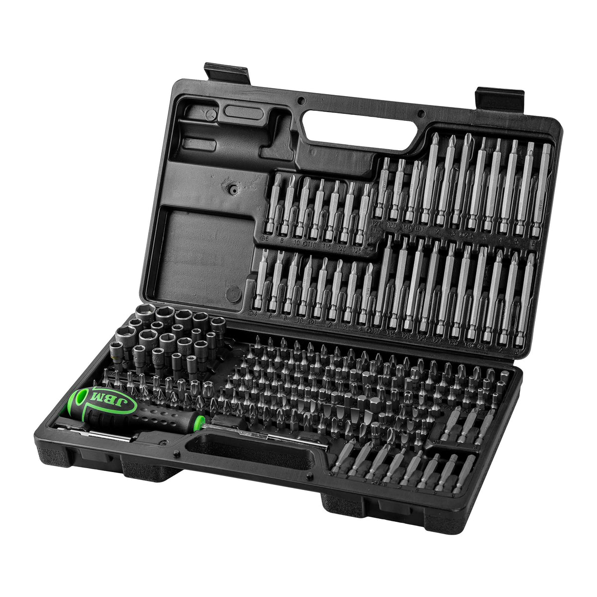 VALIGETTA DI 208 PEZZI CON INSERTI 1/4 | 53574