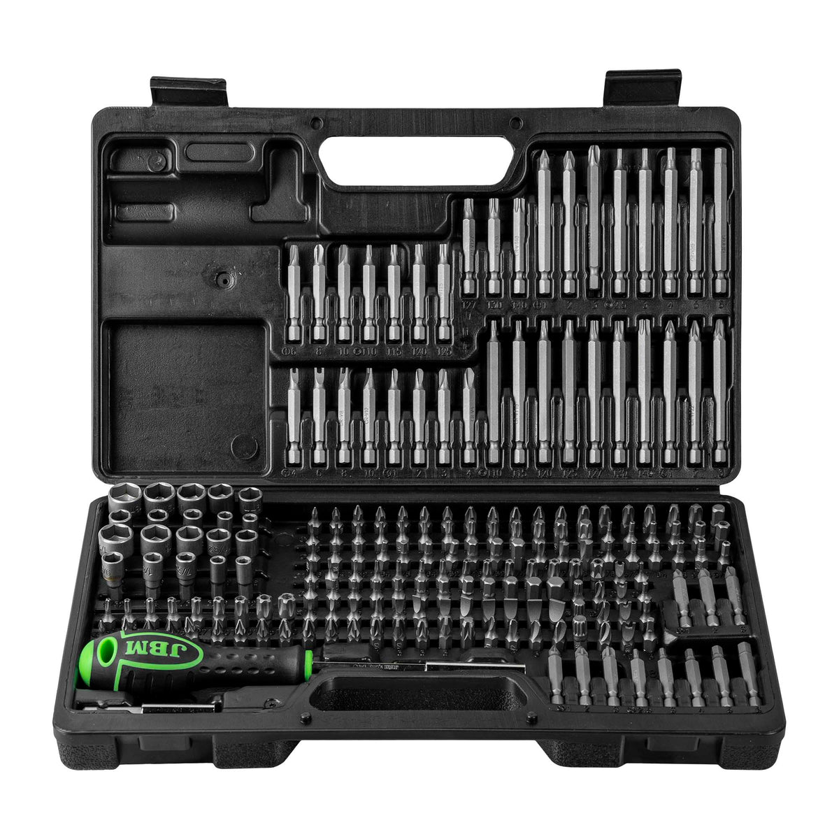 VALIGETTA DI 208 PEZZI CON INSERTI 1/4 | 53574